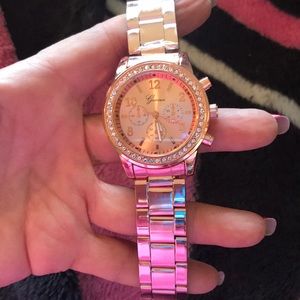 Watch pink gold never worn brand new